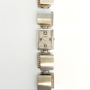 Fossil Crystal Link 3 Hand Stainless Steel Watch